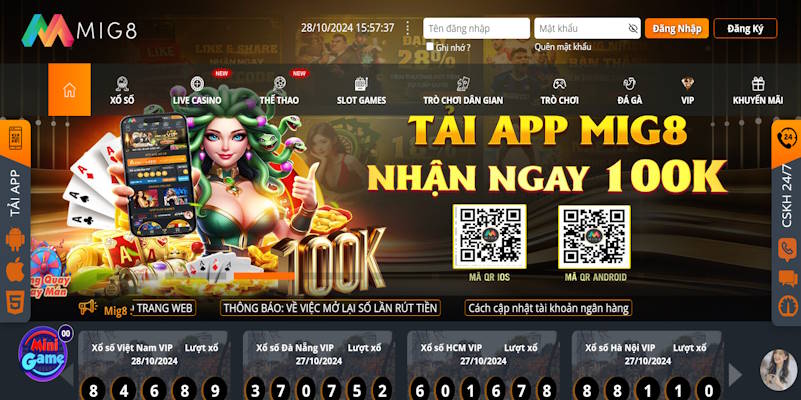 Mách Bạn Đăng Ký Tài Khoản Mig8 Thành Công Chỉ Trong 1 Phút Hội viên mới được hưởng quyền lợi đặc biệt tại nhà cái